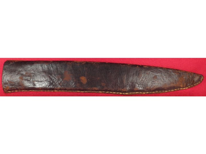 Confederate “D” Guard Bowie Knife with Scabbard